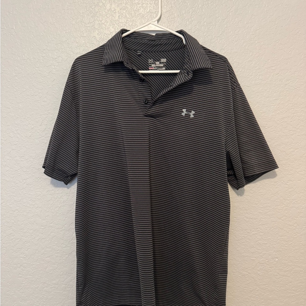 Under Armour Men's Striped Playoff Polo